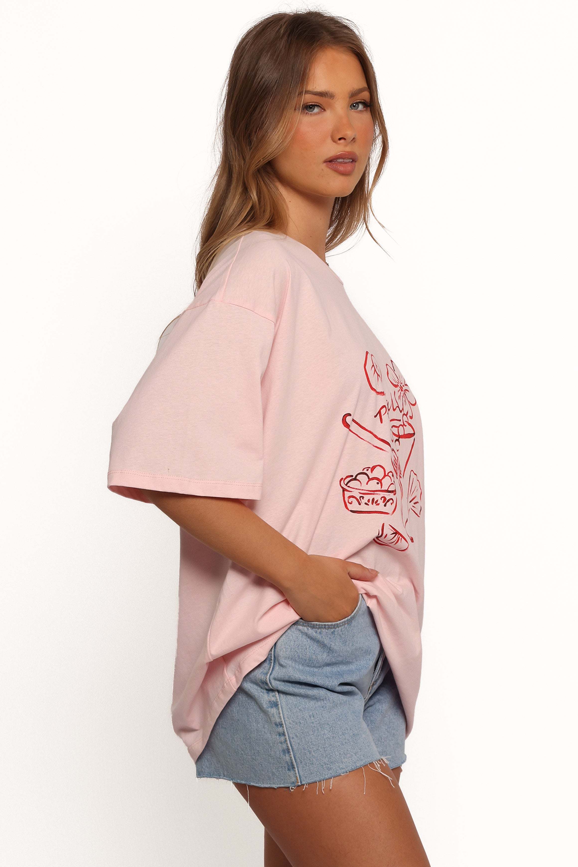Loa Graphic Tee - Pink/Red - XL - Image 39