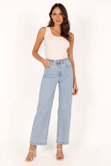 Monique Ribbed Tank Top - White - XL - Image 43